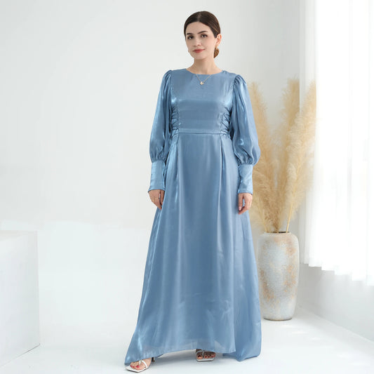 Luxe Blue Maxi Dress