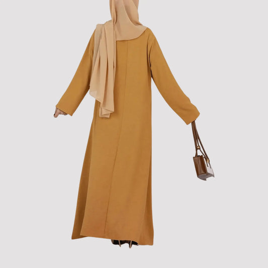 Long Modest Maxi Abaya Dress in Canada
