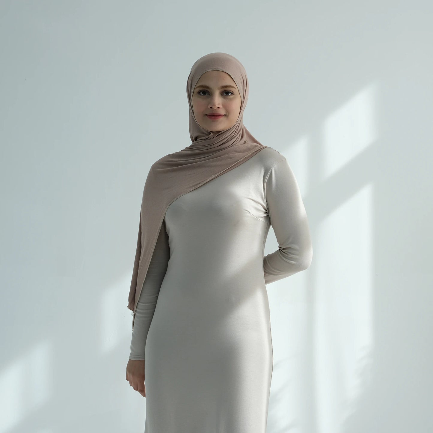 Soft Jersey Maxi Abaya Dress