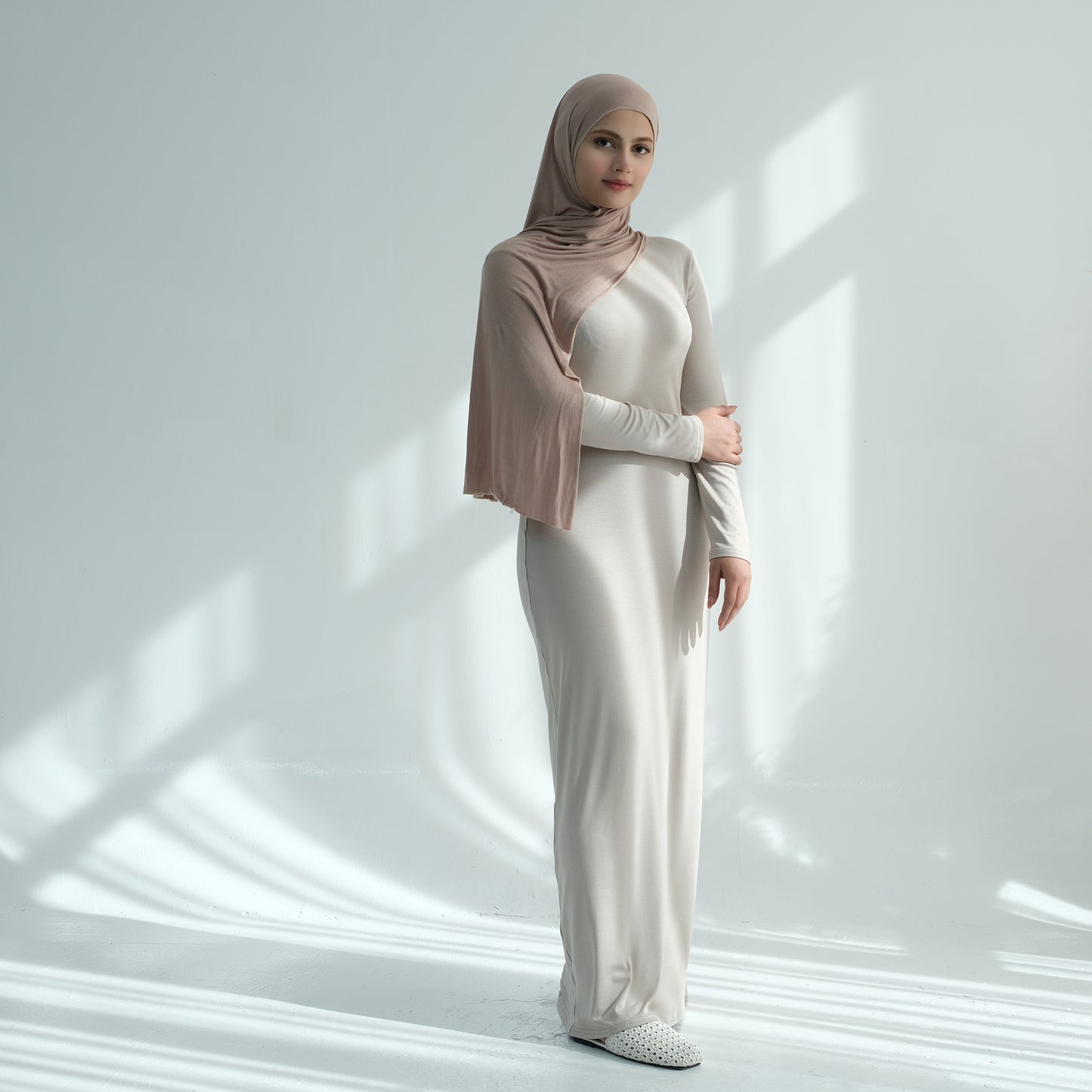 Soft Jersey Maxi Abaya Dress