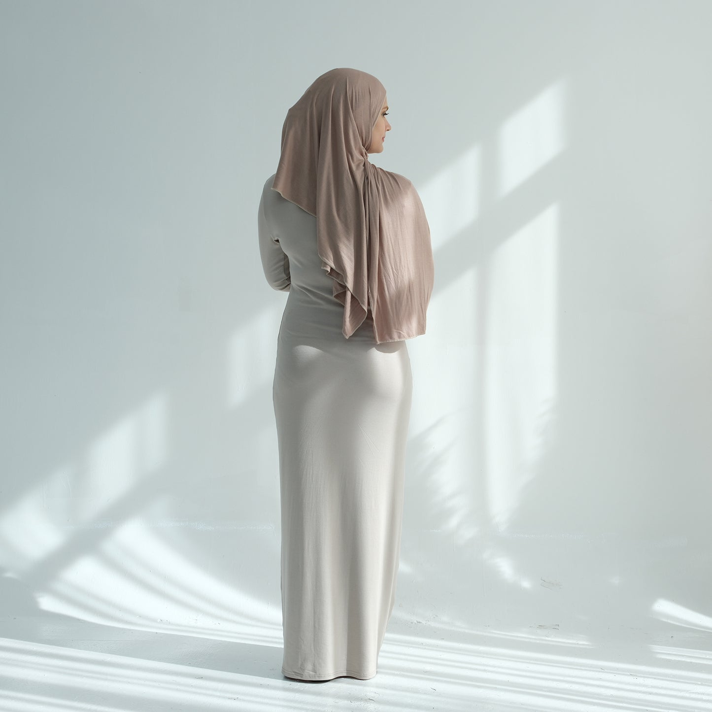 Soft Jersey Maxi Abaya Dress