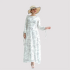 Chiffon Floral Maxi Dress Canada-Modest Dress Canada-Maxi Abaya Canada