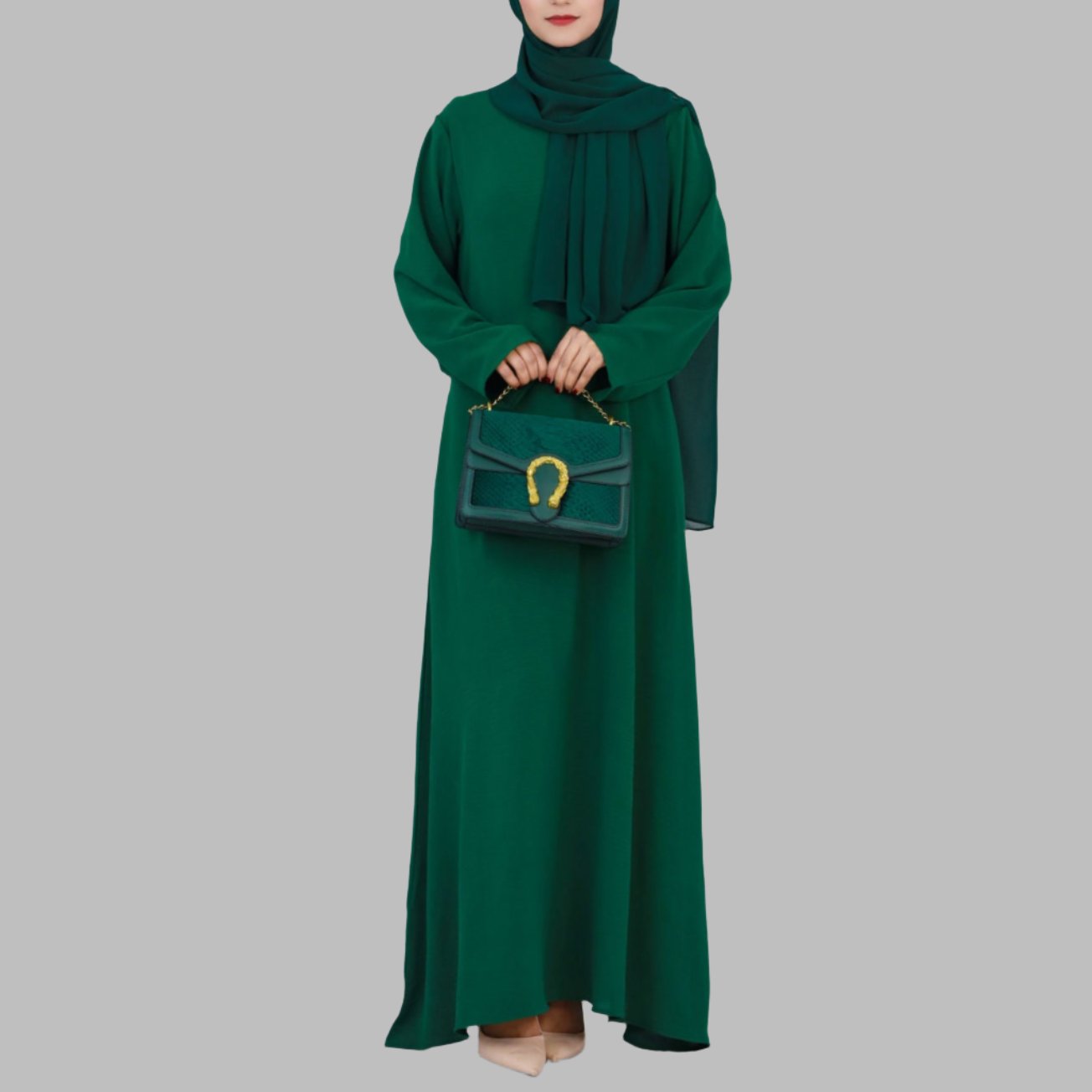 Long Modest Dress - Abaya Dress Canada