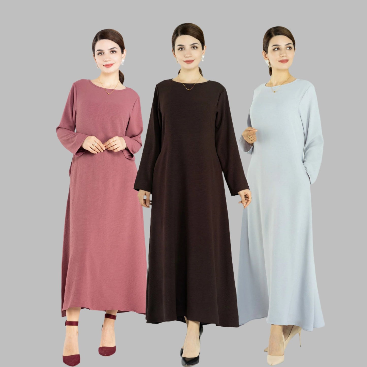 Long Modest Dress - Abaya Dress Canada