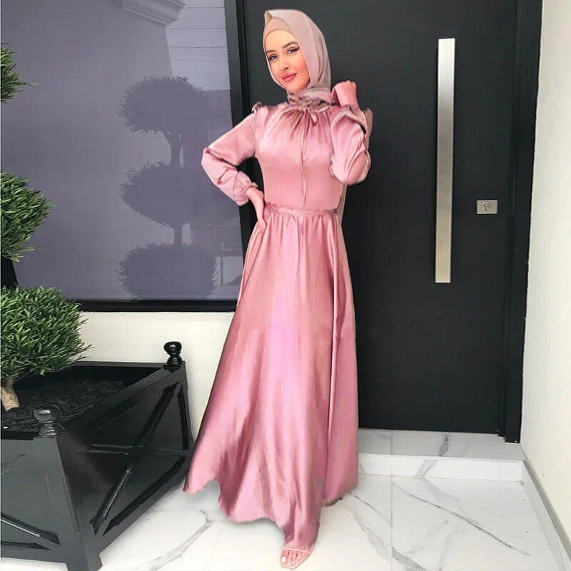 Satin Luxury Modest Maxi Dress GABAAZ Collection Satin Luxury Modest Maxi Dress GABAAZ Collection
