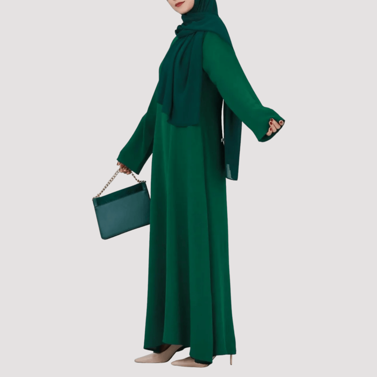 Long Modest Dress - Abaya Dress Canada