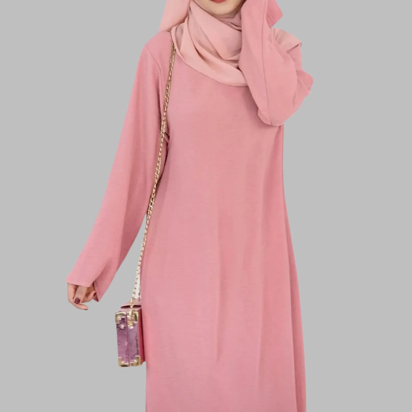 Simple Abaya - Long Modest Dress - Abaya Dress in Canada