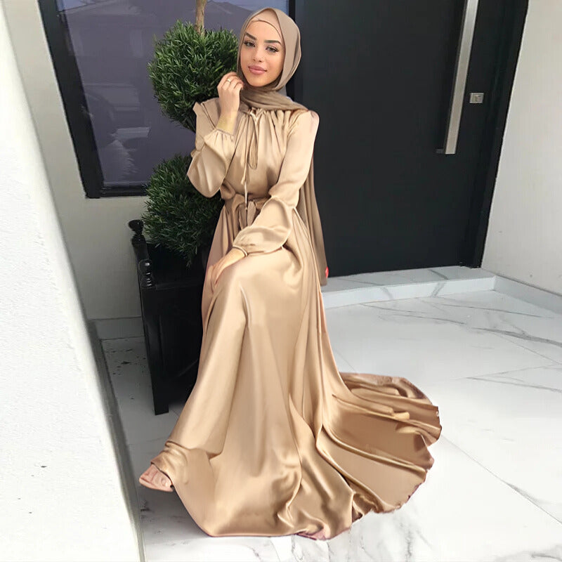 Satin Luxury Modest Maxi Dress GABAAZ Collection Satin Luxury Modest Maxi Dress GABAAZ Collection
