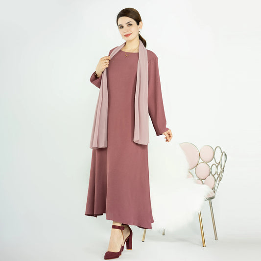 Simple Abaya - Long Modest Dress - Abaya Dress in Canada