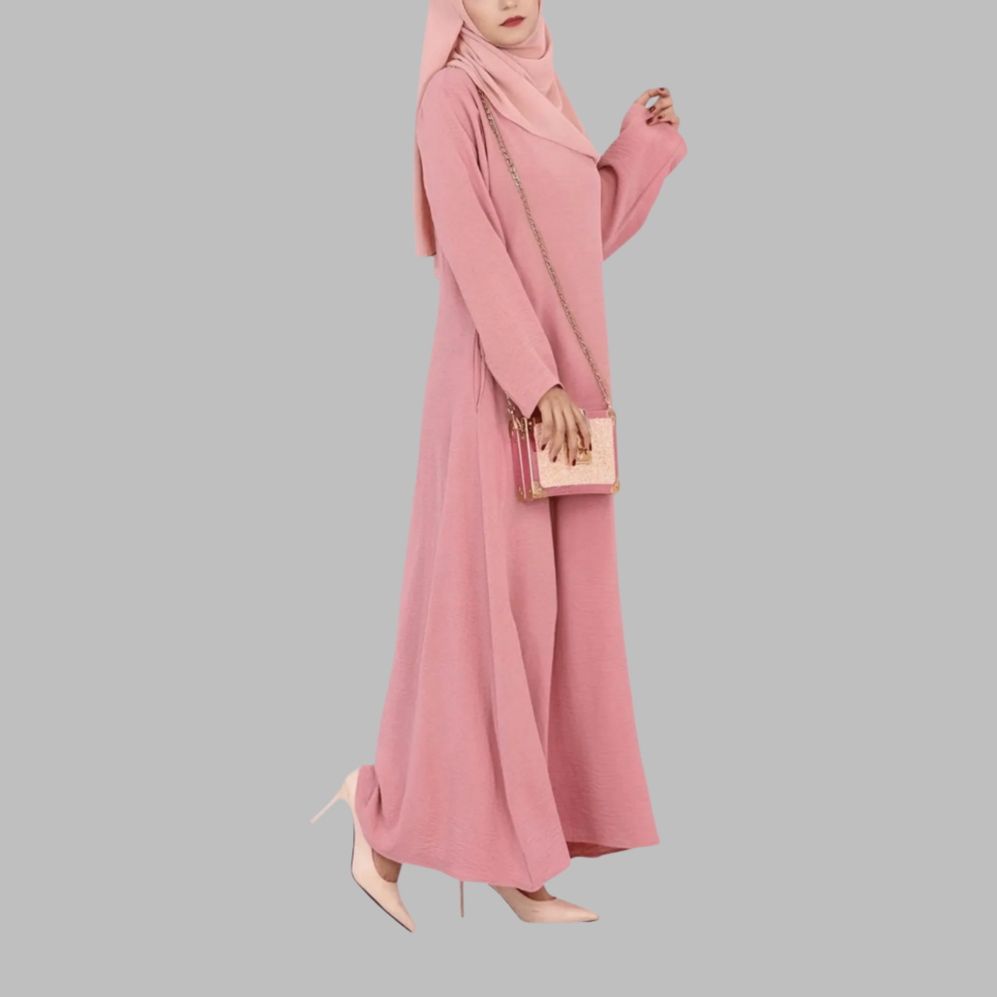 Hijab pink dress clearance