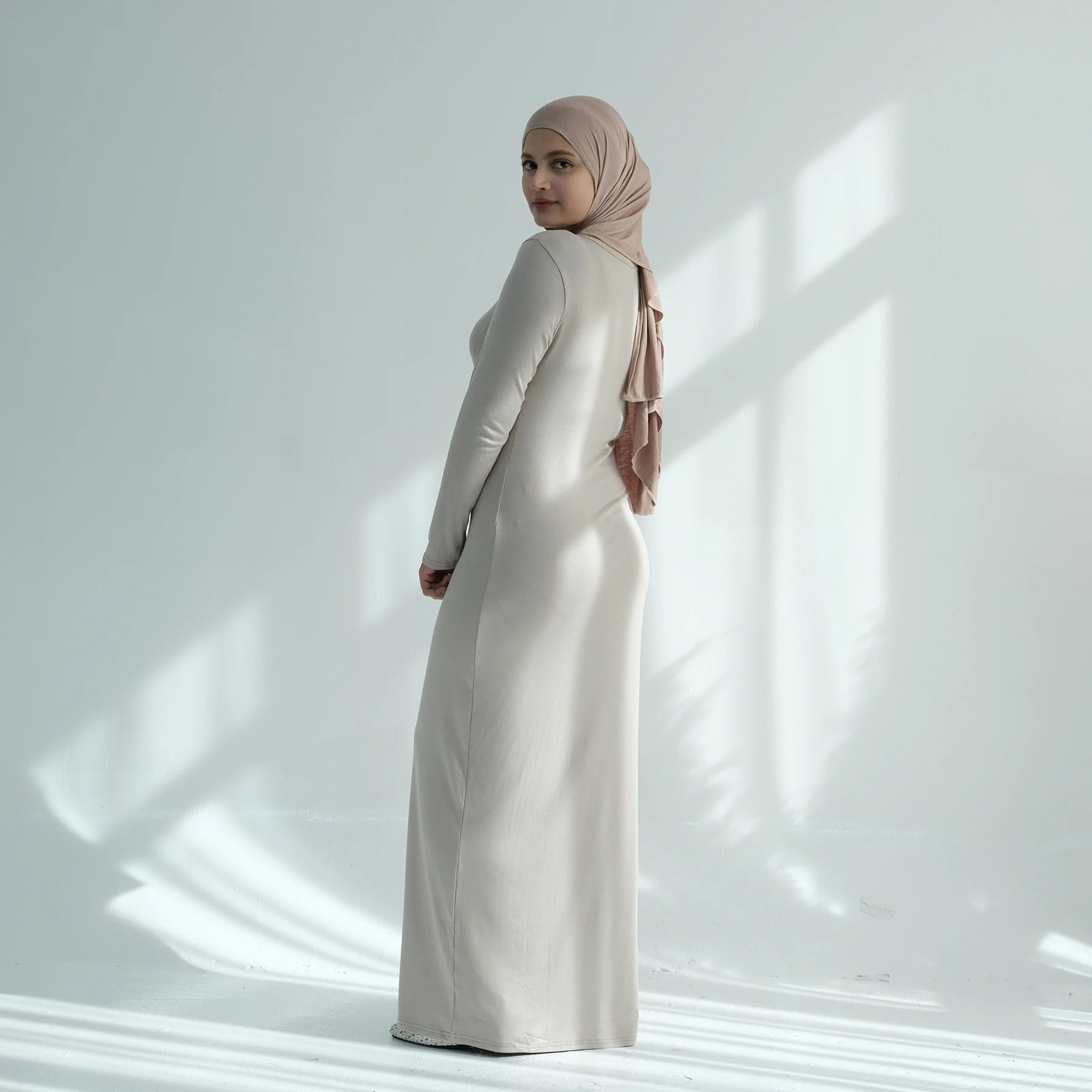 Soft Jersey Maxi Abaya Dress 